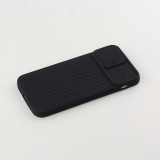 Coque iPhone 12 / 12 Pro - Caméra Clapet - Noir