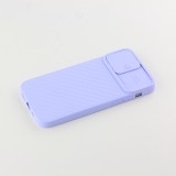 Coque iPhone 12 / 12 Pro - Caméra Clapet - Violet