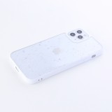 Coque iPhone 12 / 12 Pro - Clear Bubble Stars - Blanc