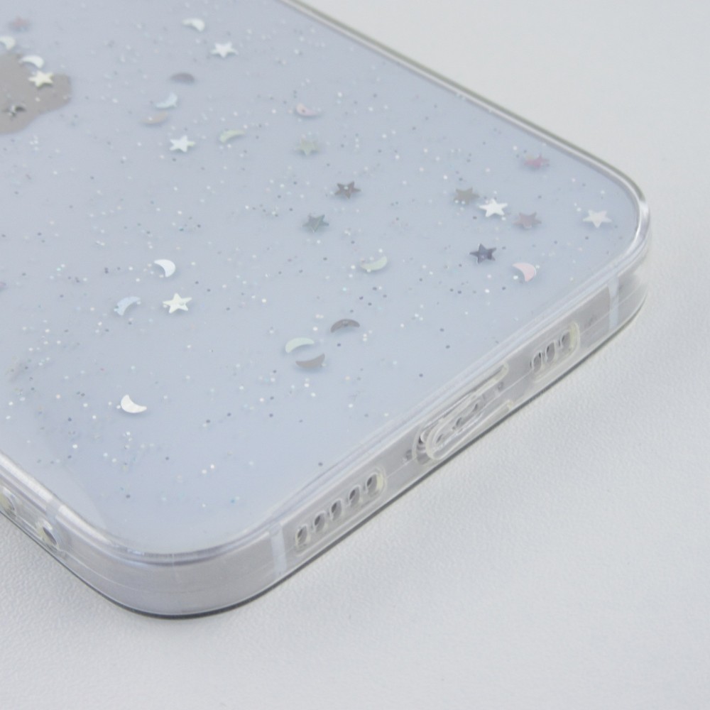 Coque iPhone 12 / 12 Pro - Clear Bubble Stars - Transparent