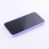 Hülle iPhone 12 / 12 Pro - Klare Blasensterne  - Violett