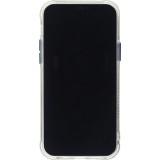 Coque iPhone 12 Pro Max - Clear Bumper gradient paint - Bleu foncé
