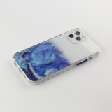 iPhone 13 Pro Case Hülle - Clear Bumper Gradient Farbe dunkelblau