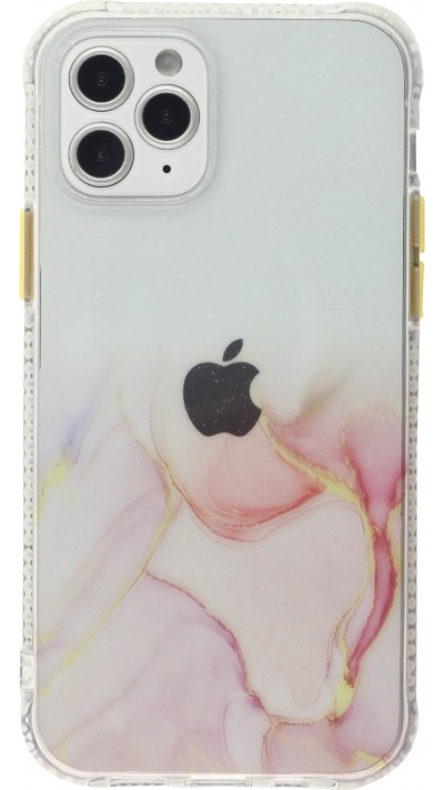 Hülle iPhone 12 Pro Max - Clear Bumper Gradient Farbe - Rosa