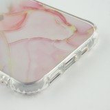 Coque iPhone 12 Pro Max - Clear Bumper gradient paint - Rose