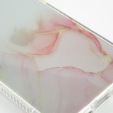 iPhone 13 Pro Max Case Hülle - Clear Bumper Gradient Farbe - Rosa