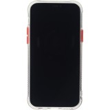 iPhone 13 Pro Case Hülle - Clear Bumper Gradient Farbe - Rot