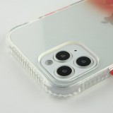 Coque iPhone 12 Pro Max - Clear Bumper gradient paint - Rouge