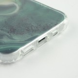 Coque iPhone 13 Pro Max - Clear Bumper gradient paint  - Vert