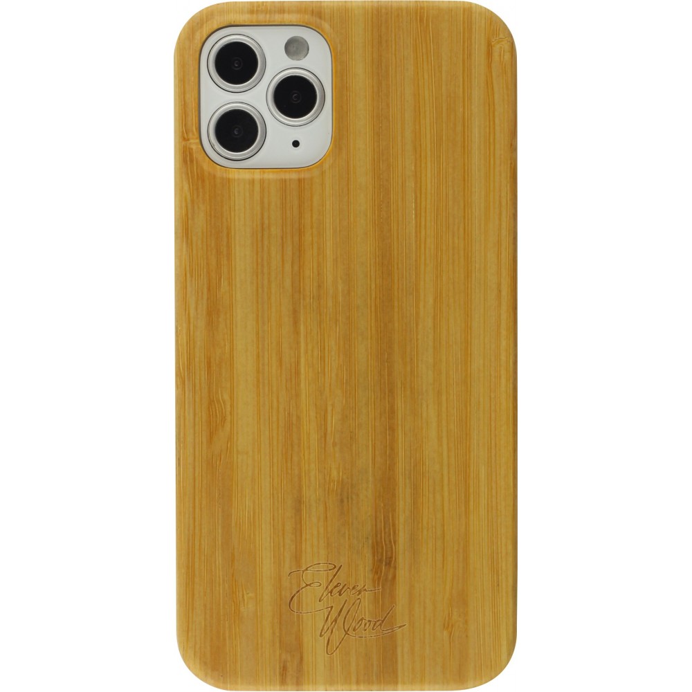 Coque iPhone 12 / 12 Pro - Eleven Wood 100% bois Bamboo