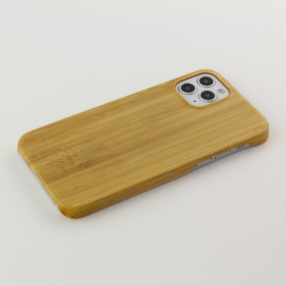 Coque iPhone 12 / 12 Pro - Eleven Wood 100% bois Bamboo