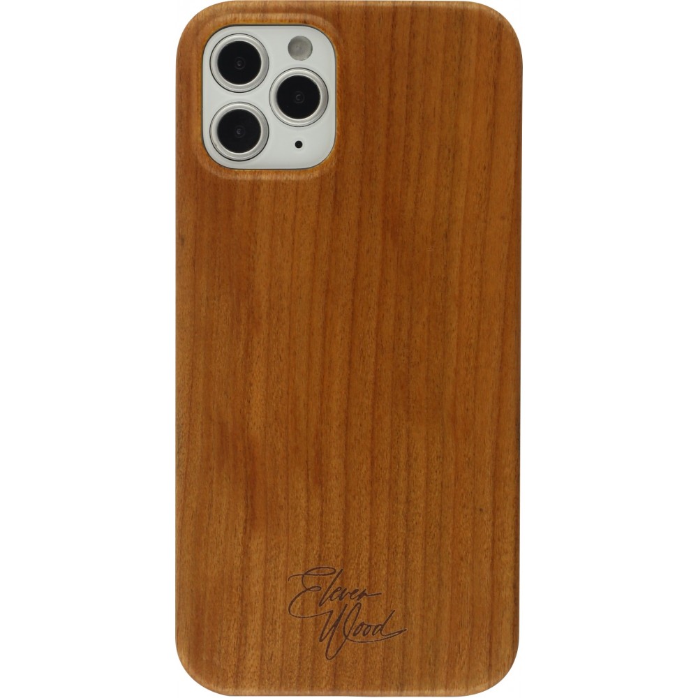 Coque iPhone 12 Pro Max - Eleven Wood 100% boisCherry