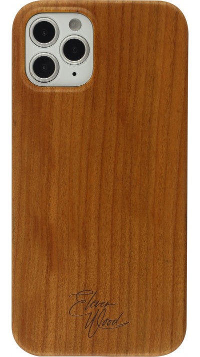 Hülle iPhone 12 / 12 Pro - Eleven Wood 100% Holz Cherry