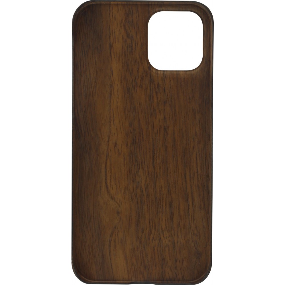Coque iPhone 12 / 12 Pro - Eleven Wood 100% bois Walnut