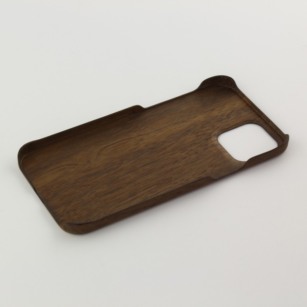 Coque iPhone 12 / 12 Pro - Eleven Wood 100% bois Walnut
