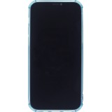 Coque iPhone 12 Pro Max - Gel Bumper Porte-carte - Bleu