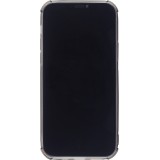 Coque iPhone 12 / 12 Pro - Gel Bumper Porte-carte - Noir