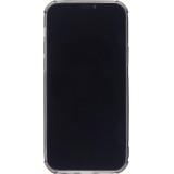 Coque iPhone 12 Pro Max - Gel Bumper Porte-carte - Noir