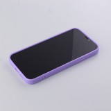 Coque iPhone 12 / 12 Pro - Gel Lignes - Violet