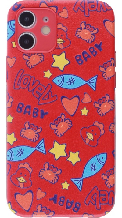 Coque iPhone 11 Pro Max - Silicone Lovely Baby - Rouge