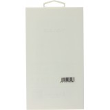 Hülle iPhone 12 / 12 Pro - SULADA Gummi Bronze und echtes Leder - Rot