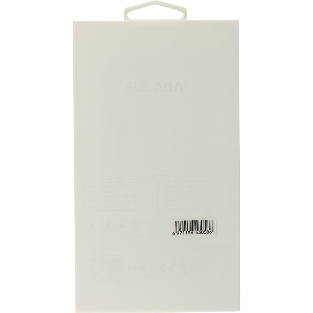 Hülle iPhone 12 / 12 Pro - SULADA Silikon und Echtleder - Braun