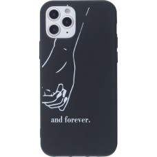 Coque iPhone 12 / 12 Pro - Silicone Mat And forever