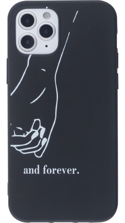 Coque iPhone 12 / 12 Pro - Silicone Mat And forever