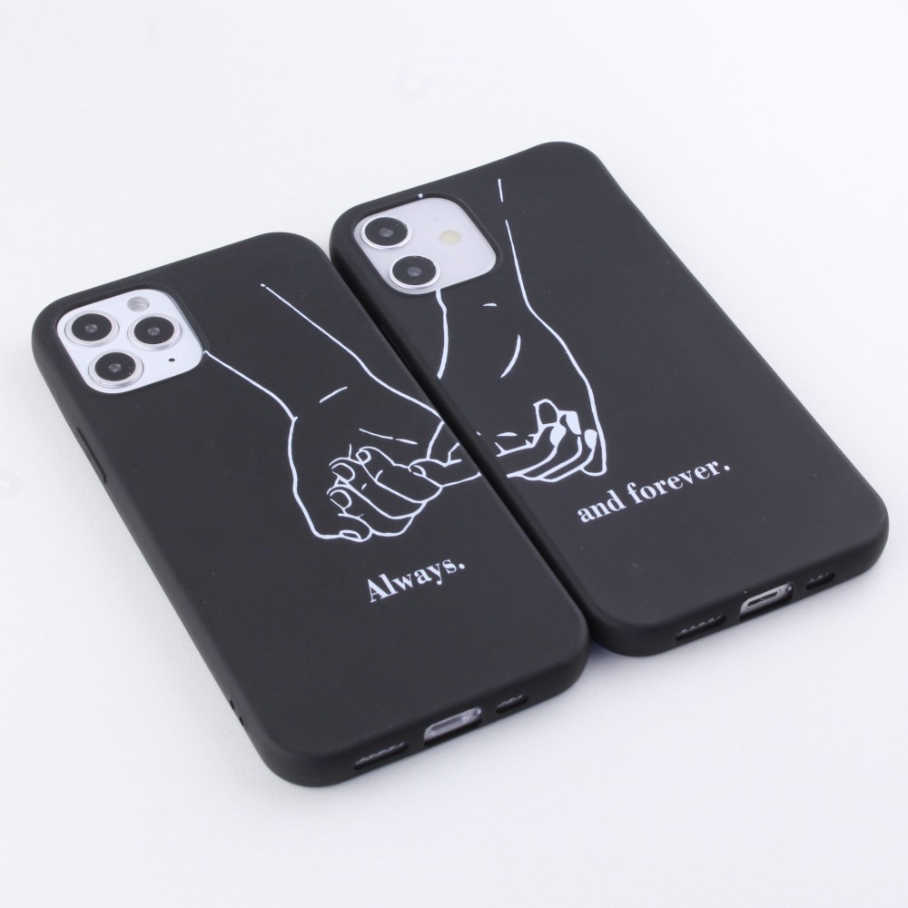 Coque iPhone 12 / 12 Pro - Silicone Mat And forever