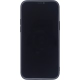 Coque iPhone 12 / 12 Pro - Silicone Mat avec trous - Noir