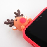 Coque iPhone 11 - Silicone Noël renne 3D