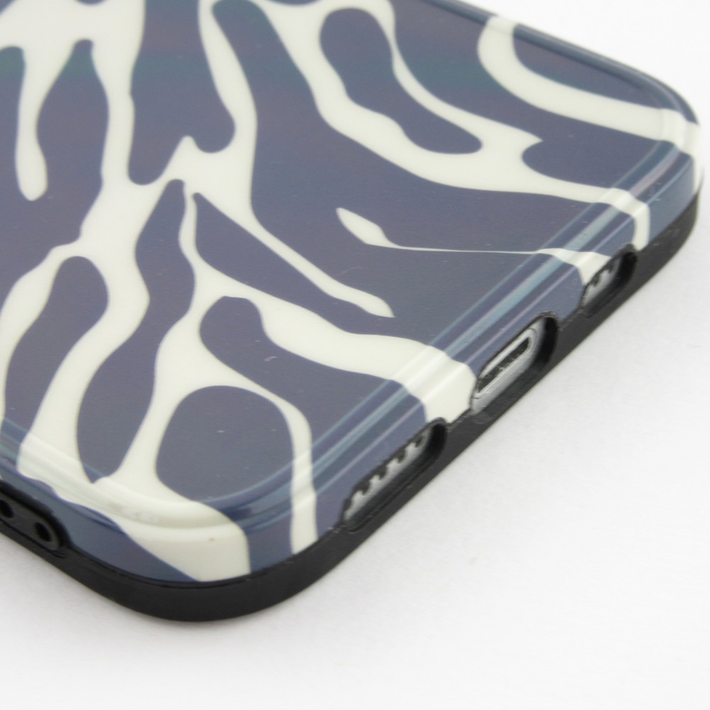 Coque iPhone 12 - Silicone Tiger