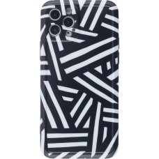 Coque iPhone 11 Pro - Silicone Zebra Stripes