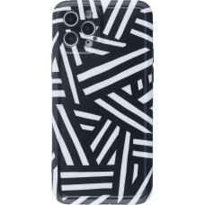 Coque iPhone 12 Pro - Silicone Zebra Stripes