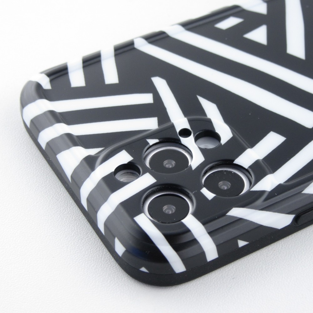 Coque iPhone 12 Pro Max - Silicone Zebra Stripes