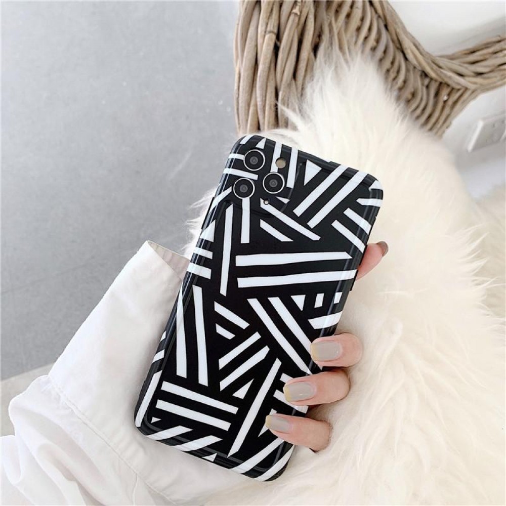 Coque iPhone 12 Pro Max - Silicone Zebra Stripes