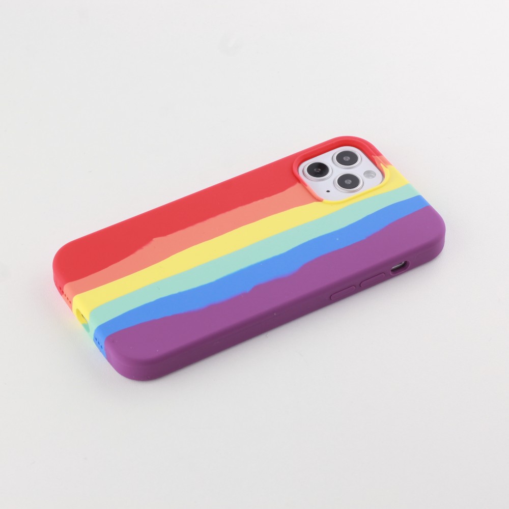 Coque iPhone 12 / 12 Pro - Soft Touch multicolors