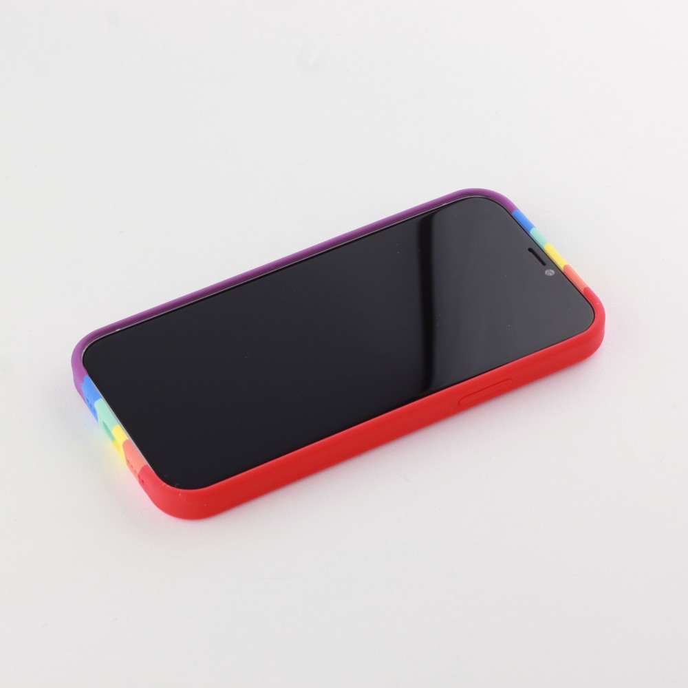Coque iPhone 12 / 12 Pro - Soft Touch multicolors