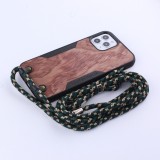 Coque iPhone 12 Pro Max - Wooden Design acacia