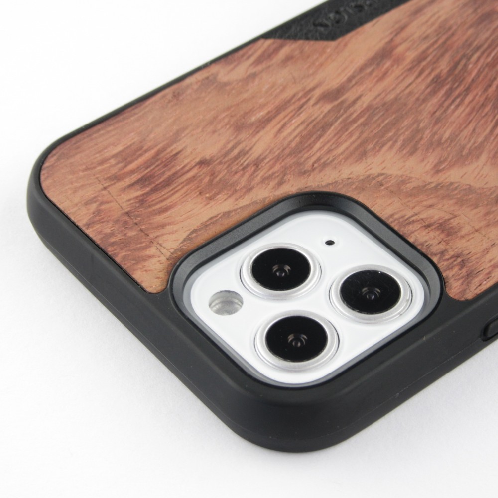 Coque iPhone 12 mini - Wooden Design acacia