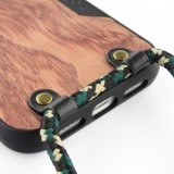 Hülle iPhone 12 mini - Wooden Design Akazie 