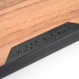 Coque iPhone 12 / 12 Pro - Wooden Design noyer