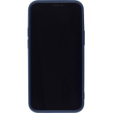 Coque iPhone 12 mini - Silicone Mat - Bleu foncé