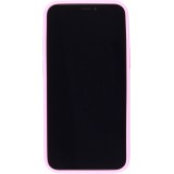 Hülle iPhone 12 mini - Silikon Mat dunkelpink