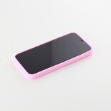 Coque iPhone 12 mini - Silicone Mat - Rose foncé