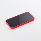 Coque iPhone 12 / 12 Pro - Silicone Mat - Rouge