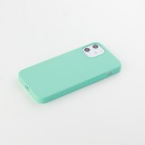 Coque iPhone 12 mini - Silicone Mat - Turquoise