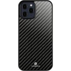 Hülle iPhone 12 Pro Max - Carbomile Carbon Fiber