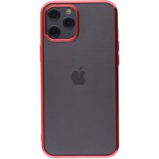 Coque iPhone 12 Pro Max - Electroplate - Rouge