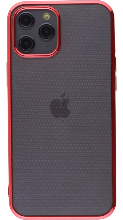 Coque iPhone 12 Pro Max - Electroplate - Rouge